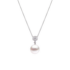 Autore Amore Australian South Sea Pearl Pendant with white diamonds in 18kt white gold