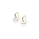 Autore South Sea Pearl on 18kt yellow gold Oro Shepherd Hook Earring