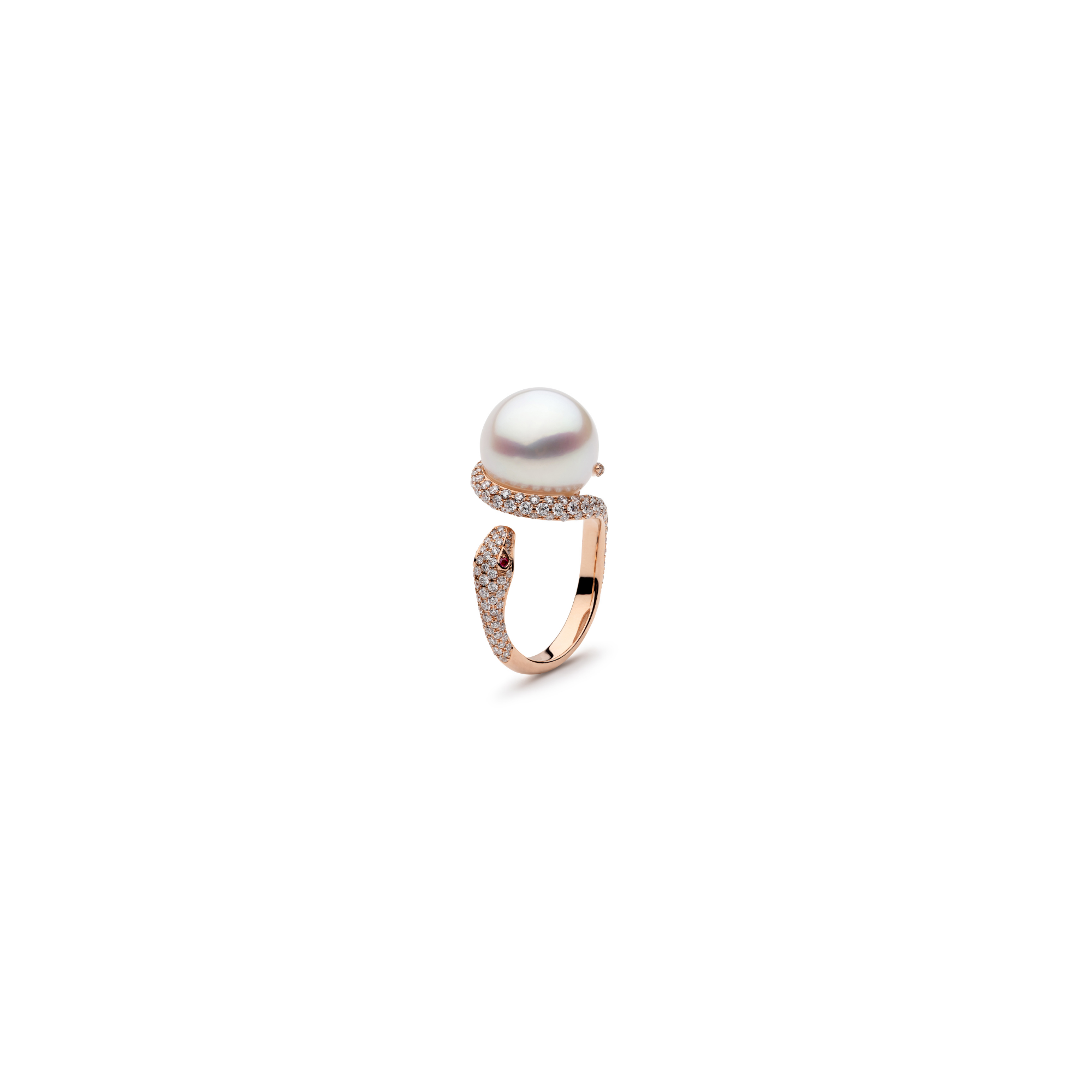 Ophidia Diamond Coil ring
