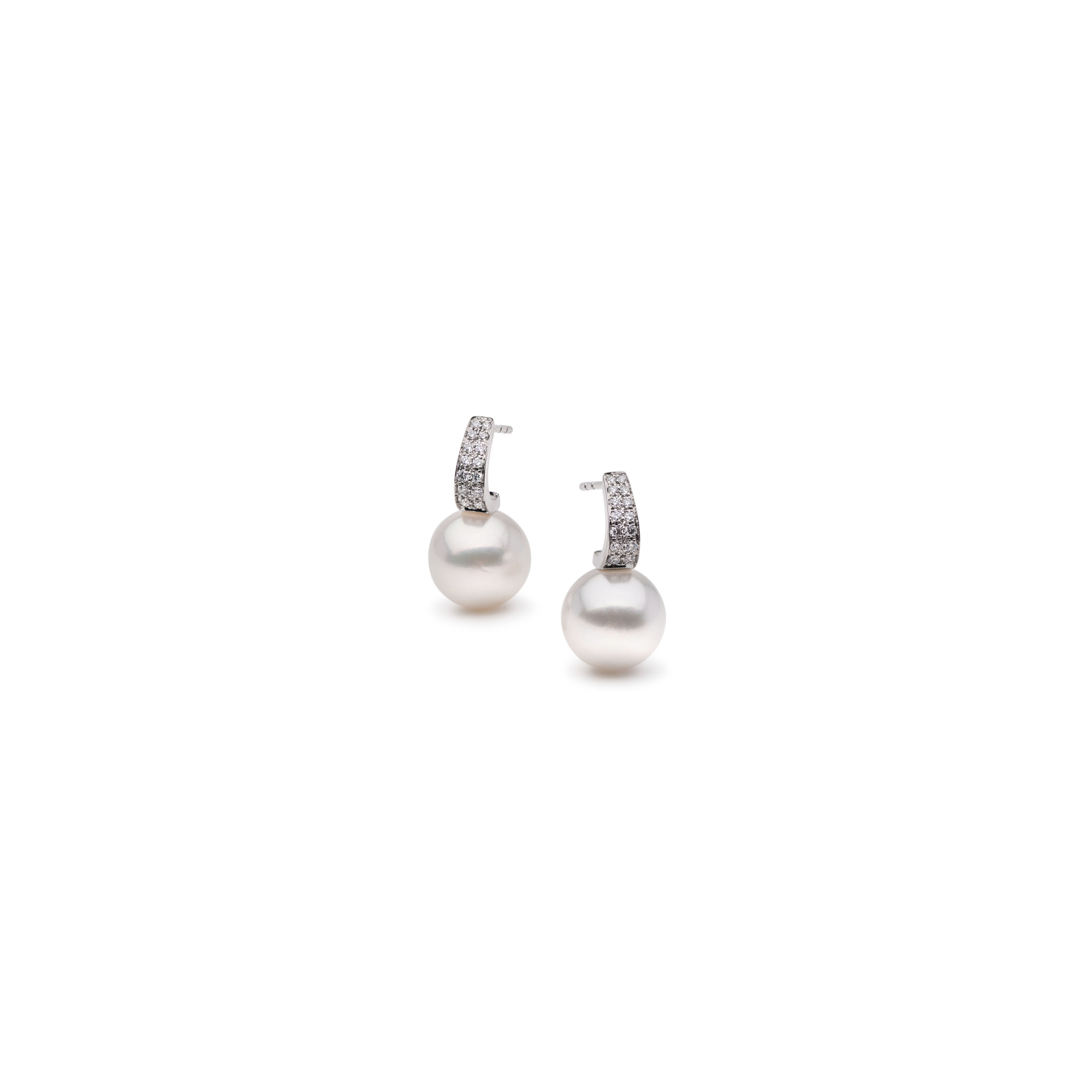 St Moritz Earrings Round Pearls