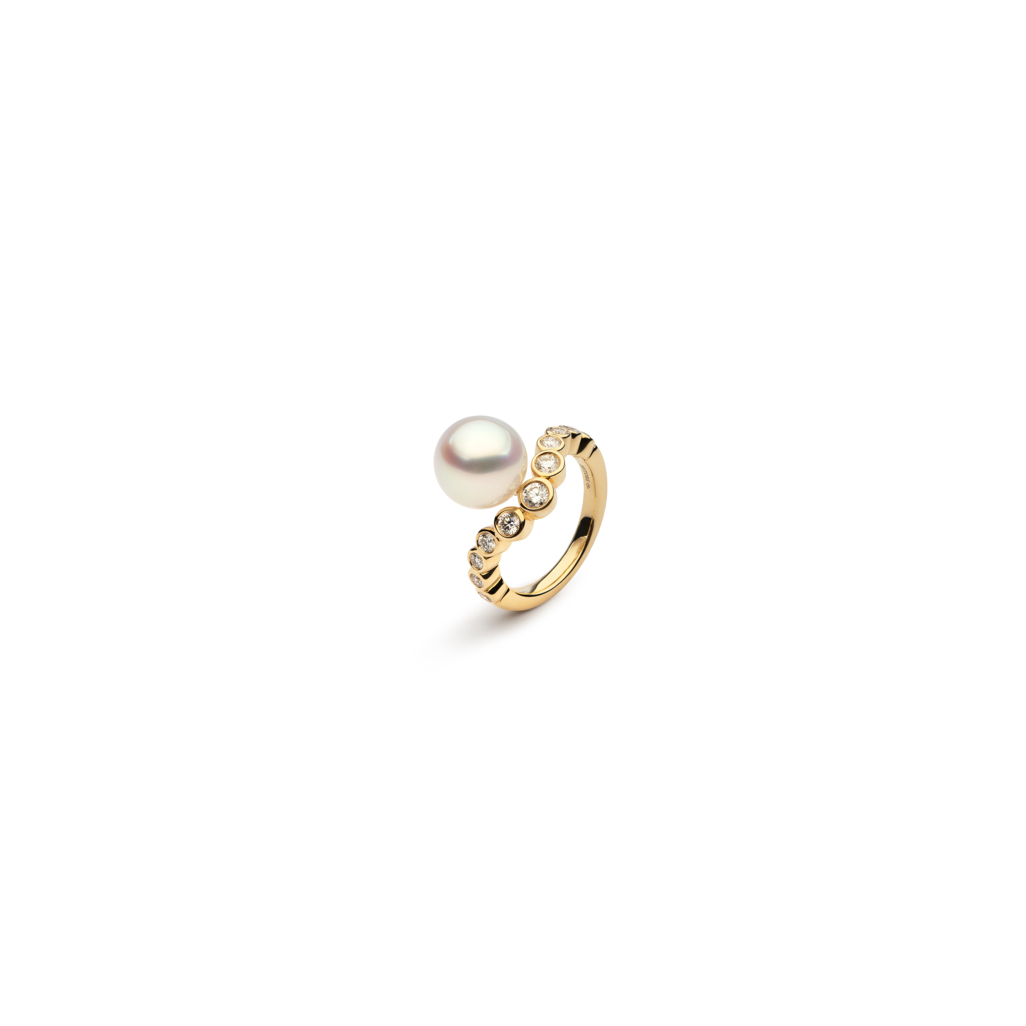 Bezel Wave Ring